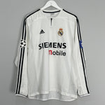 Shop 2004/05 REAL MADRID GUTI.H #14 L/S C/L HOME SHIRT (M) ADIDAS, classic football shirts, vintage football shirts & retro soccer jerseys at Cult Kits