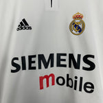 Shop 2004/05 REAL MADRID GUTI.H #14 L/S C/L HOME SHIRT (M) ADIDAS, classic football shirts, vintage football shirts & retro soccer jerseys at Cult Kits