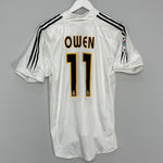 Shop 2004/05 REAL MADRID OWEN #11 *SIGNED* HOME SHIRT (S) ADIDAS, classic football shirts, vintage football shirts & retro soccer jerseys at Cult Kits