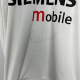 Shop 2004/05 REAL MADRID OWEN #11 *SIGNED* HOME SHIRT (S) ADIDAS, classic football shirts, vintage football shirts & retro soccer jerseys at Cult Kits