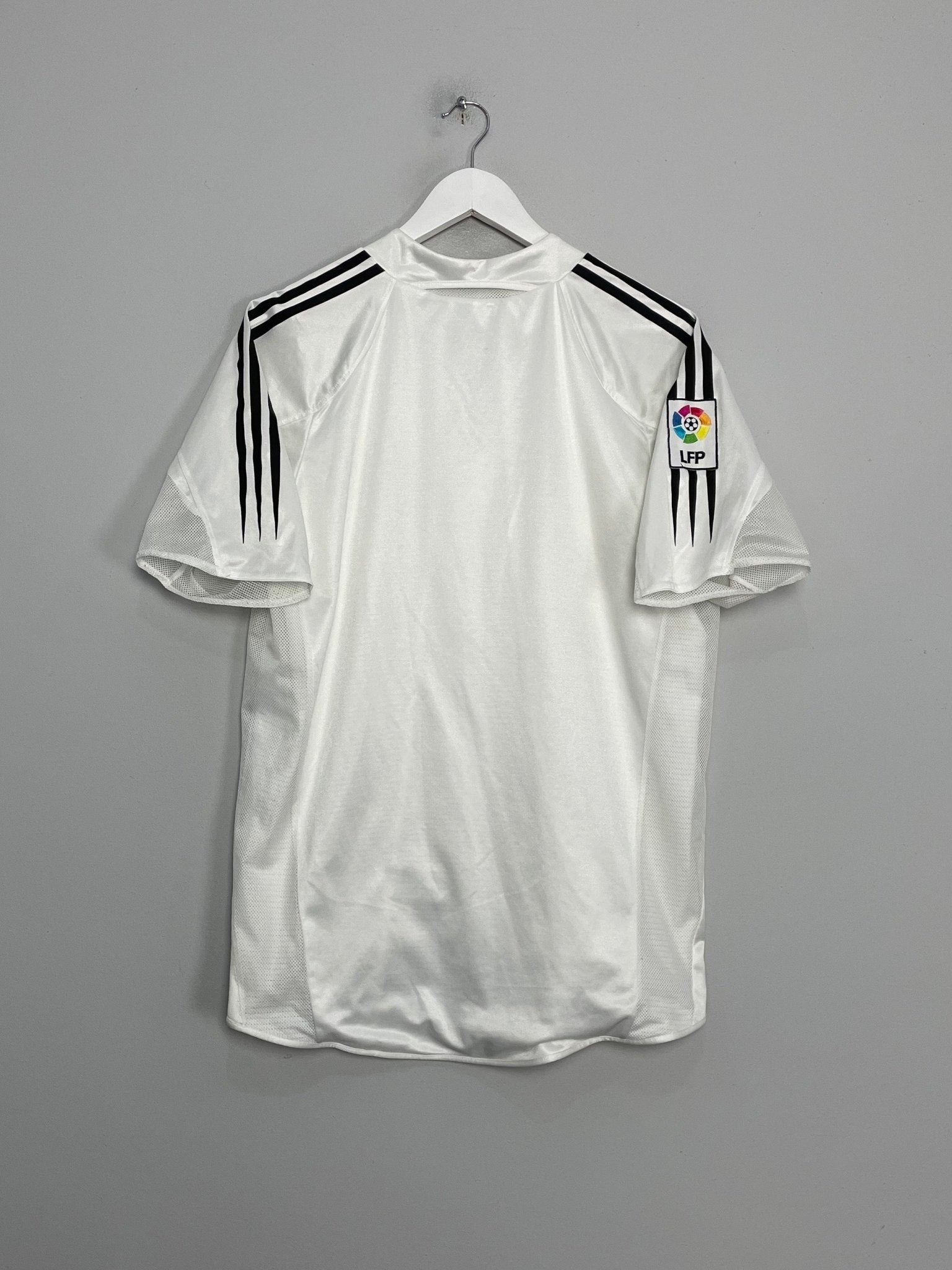 Shop 2004/05 REAL MADRID *PLAYER ISSUE* HOME SHIRT (L) ADIDAS, classic football shirts, vintage football shirts & retro soccer jerseys at Cult Kits