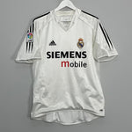 Shop 2004/05 REAL MADRID *PLAYER ISSUE* HOME SHIRT (L) ADIDAS, classic football shirts, vintage football shirts & retro soccer jerseys at Cult Kits