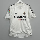 Shop 2004/05 REAL MADRID *PLAYER ISSUE* HOME SHIRT (L) ADIDAS, classic football shirts, vintage football shirts & retro soccer jerseys at Cult Kits