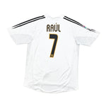 Buy 2004/05 Real Madrid Raul 7 *Player Issue* Home Shirt (L) Adidas ~ Free worldwide shipping ~ Authentic Vintage Football Shirts from Cult Kits
