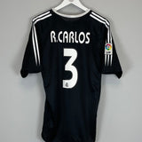 2004/05 REAL MADRID R.CARLOS 3 AWAY SHIRT (M) ADIDAS - Cult Kits - Medium - Buy Vintage Football Shirts, Authentic Retro Football Shirts For Sale, Classic Football Shirts & Soccer Jersey