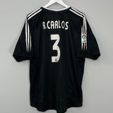 Shop 2004/05 REAL MADRID R.CARLOS #3 AWAY SHIRT (XL) ADIDAS, classic football shirts, vintage football shirts & retro soccer jerseys at Cult Kits