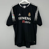 Shop 2004/05 REAL MADRID R.CARLOS #3 AWAY SHIRT (XL) ADIDAS, classic football shirts, vintage football shirts & retro soccer jerseys at Cult Kits
