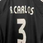 Shop 2004/05 REAL MADRID R.CARLOS #3 AWAY SHIRT (XL) ADIDAS, classic football shirts, vintage football shirts & retro soccer jerseys at Cult Kits