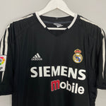 Shop 2004/05 REAL MADRID RONALDO #9 AWAY SHIRT (L) ADIDAS, classic football shirts, vintage football shirts & retro soccer jerseys at Cult Kits