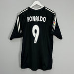 Shop 2004/05 REAL MADRID RONALDO #9 AWAY SHIRT (L) ADIDAS, classic football shirts, vintage football shirts & retro soccer jerseys at Cult Kits