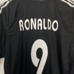 Shop 2004/05 REAL MADRID RONALDO #9 AWAY SHIRT (L) ADIDAS, classic football shirts, vintage football shirts & retro soccer jerseys at Cult Kits