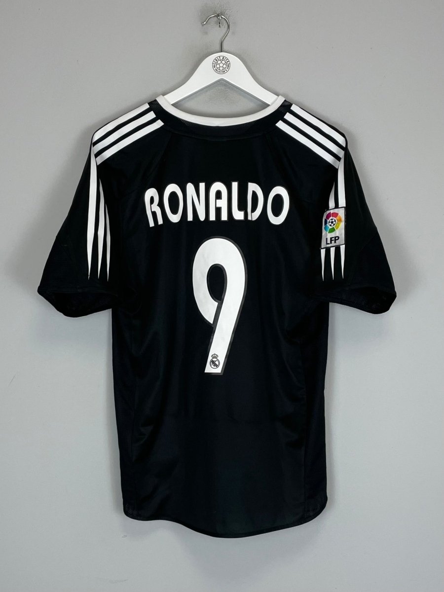 2004/05 REAL MADRID RONALDO 9 AWAY SHIRT (M) ADIDAS - Cult Kits - Medium - Buy Vintage Football Shirts, Authentic Retro Football Shirts For Sale, Classic Football Shirts & Soccer Jersey