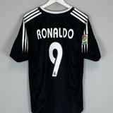 2004/05 REAL MADRID RONALDO 9 AWAY SHIRT (M) ADIDAS - Cult Kits - Medium - Buy Vintage Football Shirts, Authentic Retro Football Shirts For Sale, Classic Football Shirts & Soccer Jersey