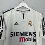 Shop 2004/05 REAL MADRID RONALDO #9 C/L HOME SHIRT (S) ADIDAS, classic football shirts, vintage football shirts & retro soccer jerseys at Cult Kits