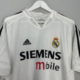 Shop 2004/05 REAL MADRID RONALDO #9 HOME SHIRT (L) ADIDAS, classic football shirts, vintage football shirts & retro soccer jerseys at Cult Kits