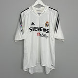 Shop 2004/05 REAL MADRID RONALDO #9 HOME SHIRT (L) ADIDAS, classic football shirts, vintage football shirts & retro soccer jerseys at Cult Kits