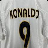 Shop 2004/05 REAL MADRID RONALDO #9 HOME SHIRT (L) ADIDAS, classic football shirts, vintage football shirts & retro soccer jerseys at Cult Kits