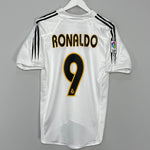 Shop 2004/05 REAL MADRID RONALDO #9 HOME SHIRT (S) ADIDAS, classic football shirts, vintage football shirts & retro soccer jerseys at Cult Kits