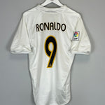 2004/05 REAL MADRID RONALDO 9 HOME SHIRT (S) ADIDAS - Cult Kits - Small - Buy Vintage Football Shirts, Authentic Retro Football Shirts For Sale, Classic Football Shirts & Soccer Jersey