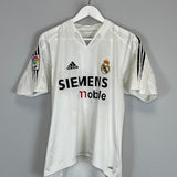 Shop 2004/05 REAL MADRID RONALDO #9 HOME SHIRT (S) ADIDAS, classic football shirts, vintage football shirts & retro soccer jerseys at Cult Kits