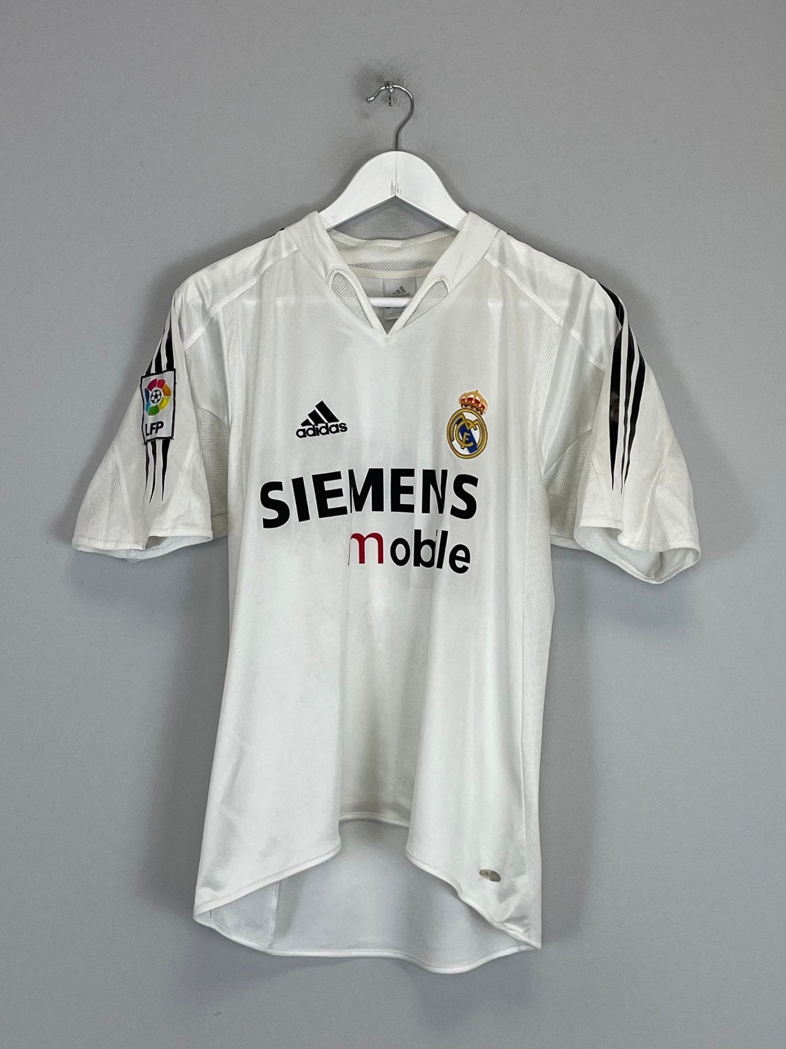 Shop 2004/05 REAL MADRID RONALDO #9 HOME SHIRT (S) ADIDAS, classic football shirts, vintage football shirts & retro soccer jerseys at Cult Kits