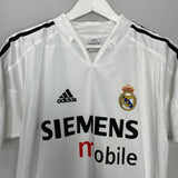 Shop 2004/05 REAL MADRID RONALDO #9 HOME SHIRT (S) ADIDAS, classic football shirts, vintage football shirts & retro soccer jerseys at Cult Kits