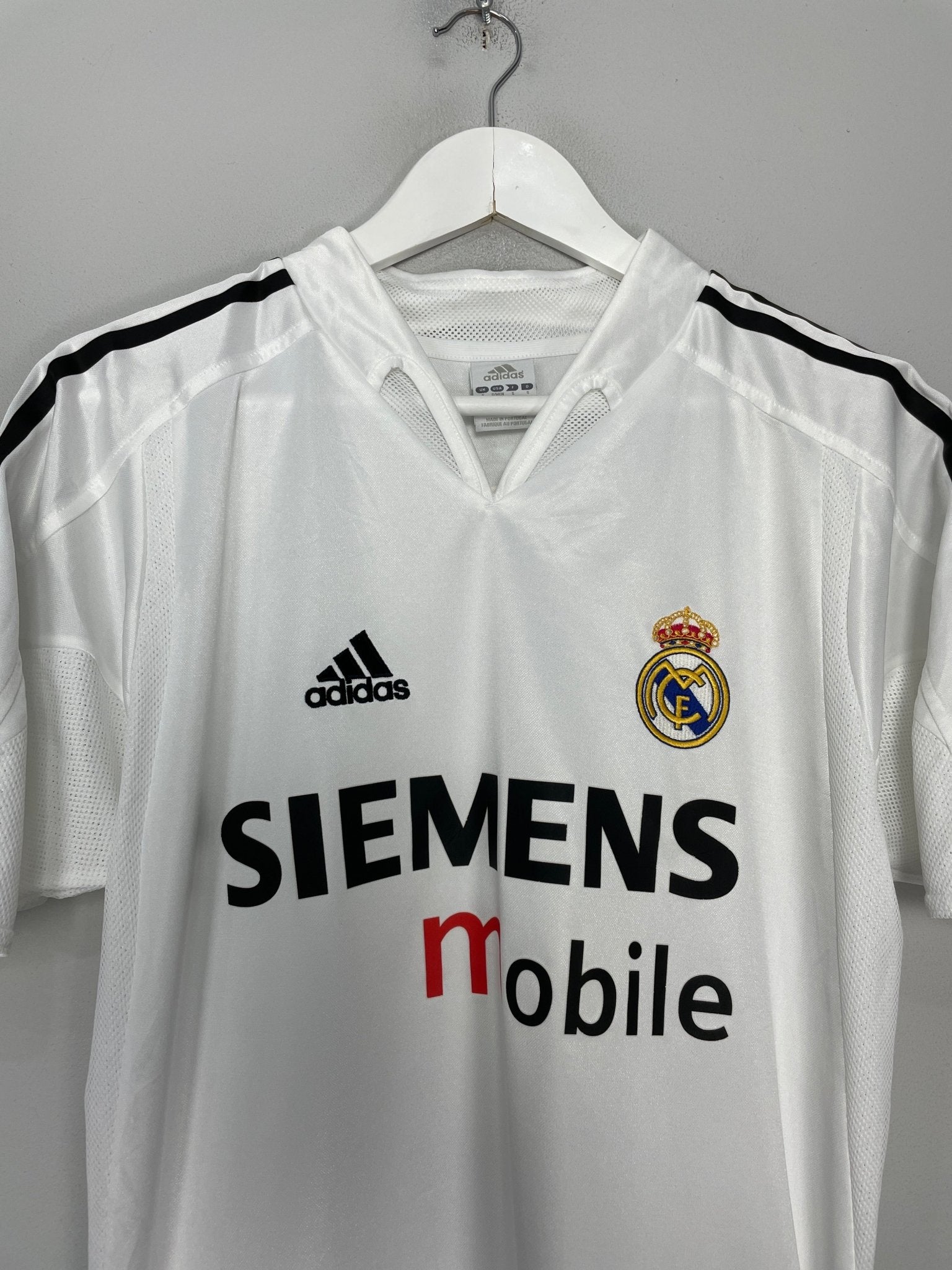 Shop 2004/05 REAL MADRID RONALDO #9 HOME SHIRT (S) ADIDAS, classic football shirts, vintage football shirts & retro soccer jerseys at Cult Kits
