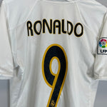 2004/05 REAL MADRID RONALDO 9 HOME SHIRT (S) ADIDAS - Cult Kits - Small - Buy Vintage Football Shirts, Authentic Retro Football Shirts For Sale, Classic Football Shirts & Soccer Jersey