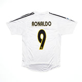 Buy 2004/05 Real Madrid Ronaldo 9 Home Shirt (S) Adidas ~ Free worldwide shipping ~ Authentic Vintage Football Shirts from Cult Kits