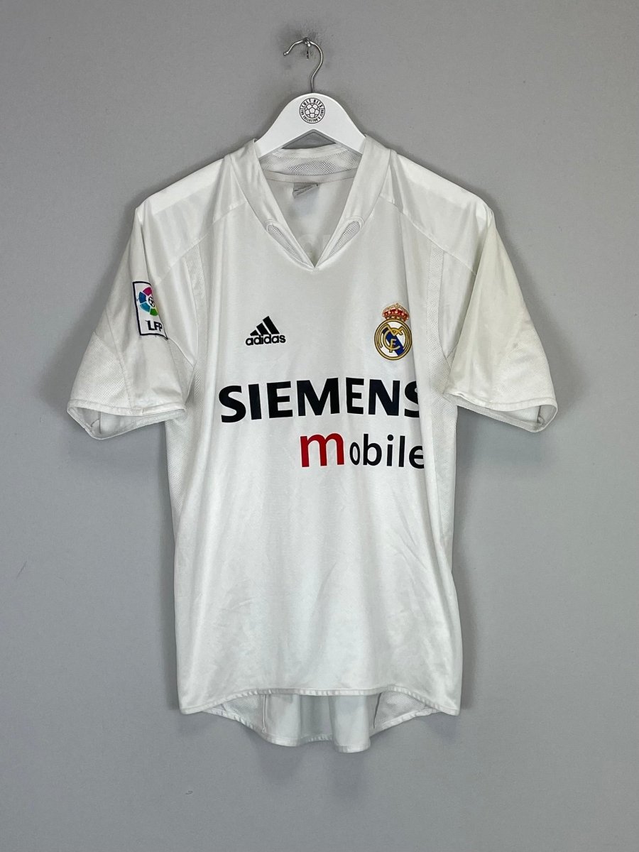 2004/05 REAL MADRID RONALDO 9 HOME SHIRT (S) ADIDAS - Cult Kits - Small - Buy Vintage Football Shirts, Authentic Retro Football Shirts For Sale, Classic Football Shirts & Soccer Jersey