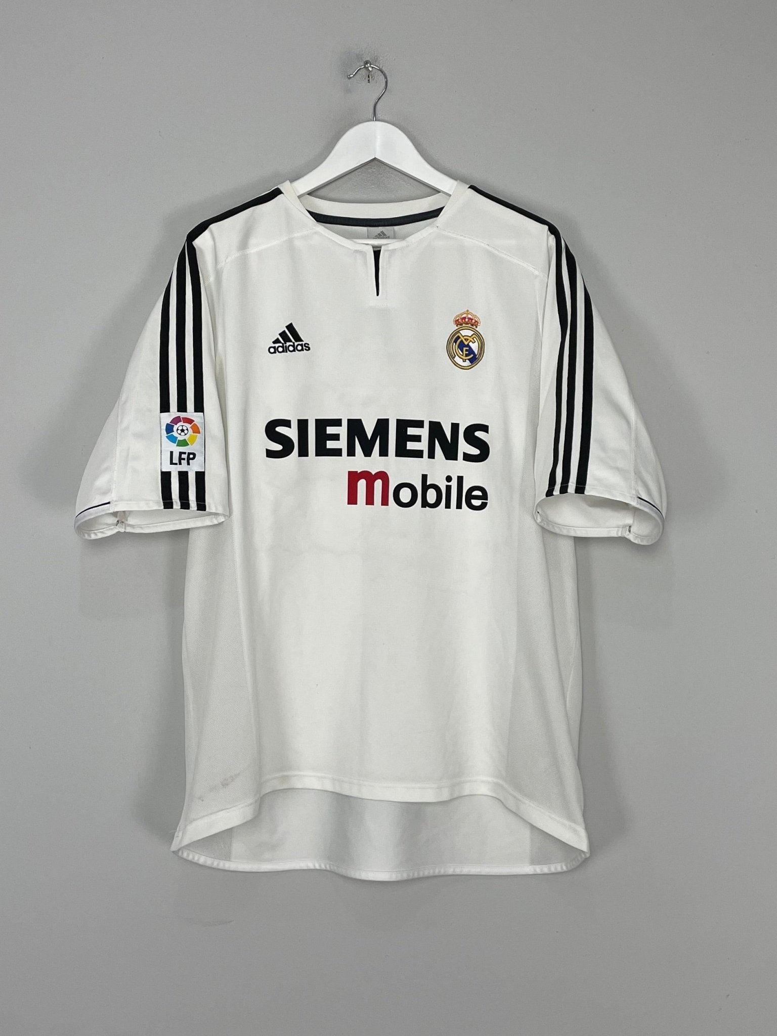 Shop 2004/05 REAL MADRID RONALDO #9 HOME SHIRT (XL) ADIDAS, classic football shirts, vintage football shirts & retro soccer jerseys at Cult Kits