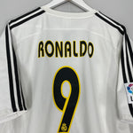 Shop 2004/05 REAL MADRID RONALDO #9 HOME SHIRT (XL) ADIDAS, classic football shirts, vintage football shirts & retro soccer jerseys at Cult Kits