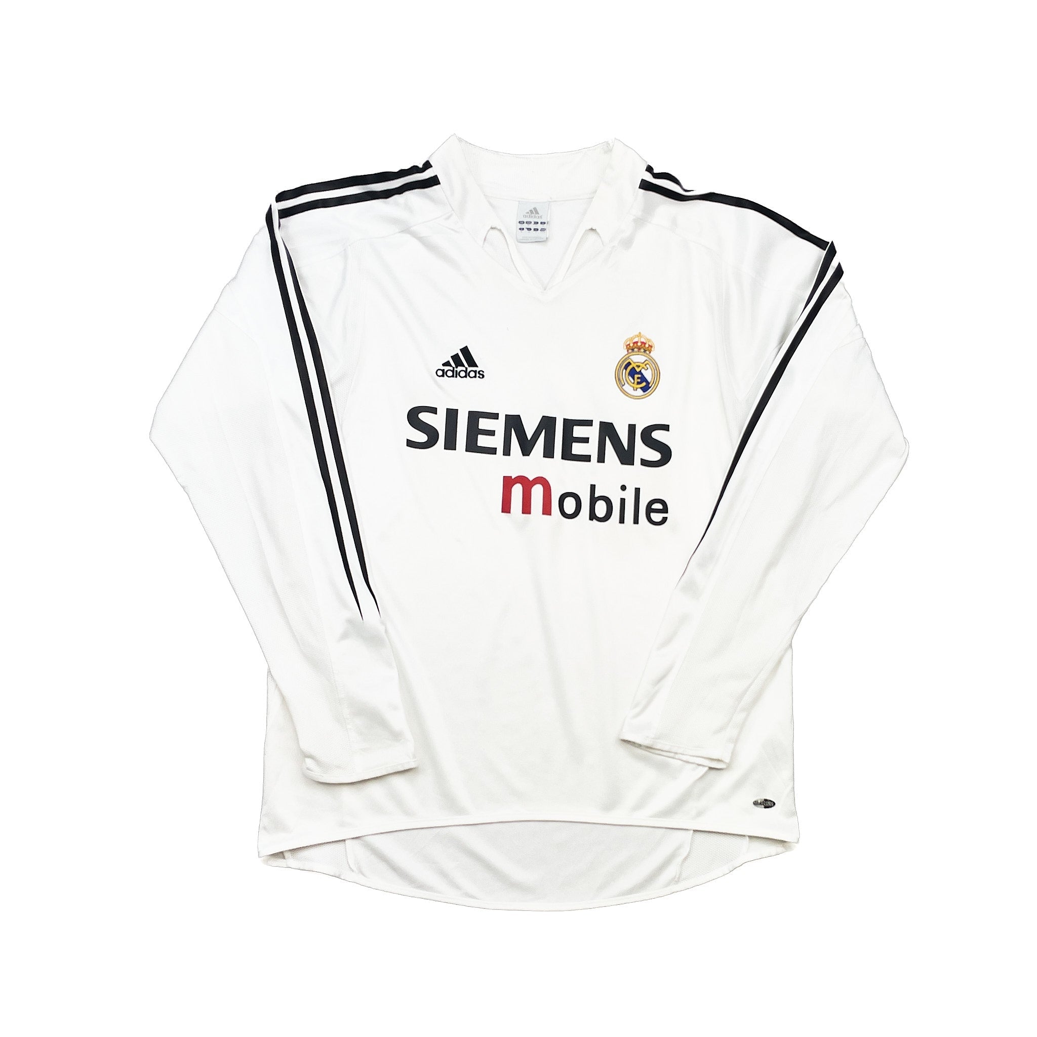 Buy 2004/05 Real Madrid Ronaldo 9 L/S Home Shirt (M) Adidas ~ Free worldwide shipping ~ Authentic Vintage Football Shirts from Cult Kits