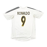 Buy 2004/05 REAL MADRID RONALDO 9 *PLAYER ISSUE* HOME SHIRT (L) ADIDAS ~ Free worldwide shipping available ~ Authentic Vintage Football Shirts from Cult Kits