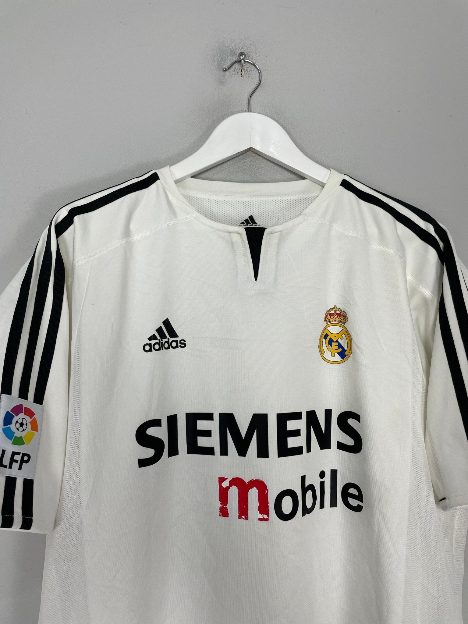 2004/05 REAL MADRID RONALDO #9 *PLAYER ISSUE* HOME SHIRT (L