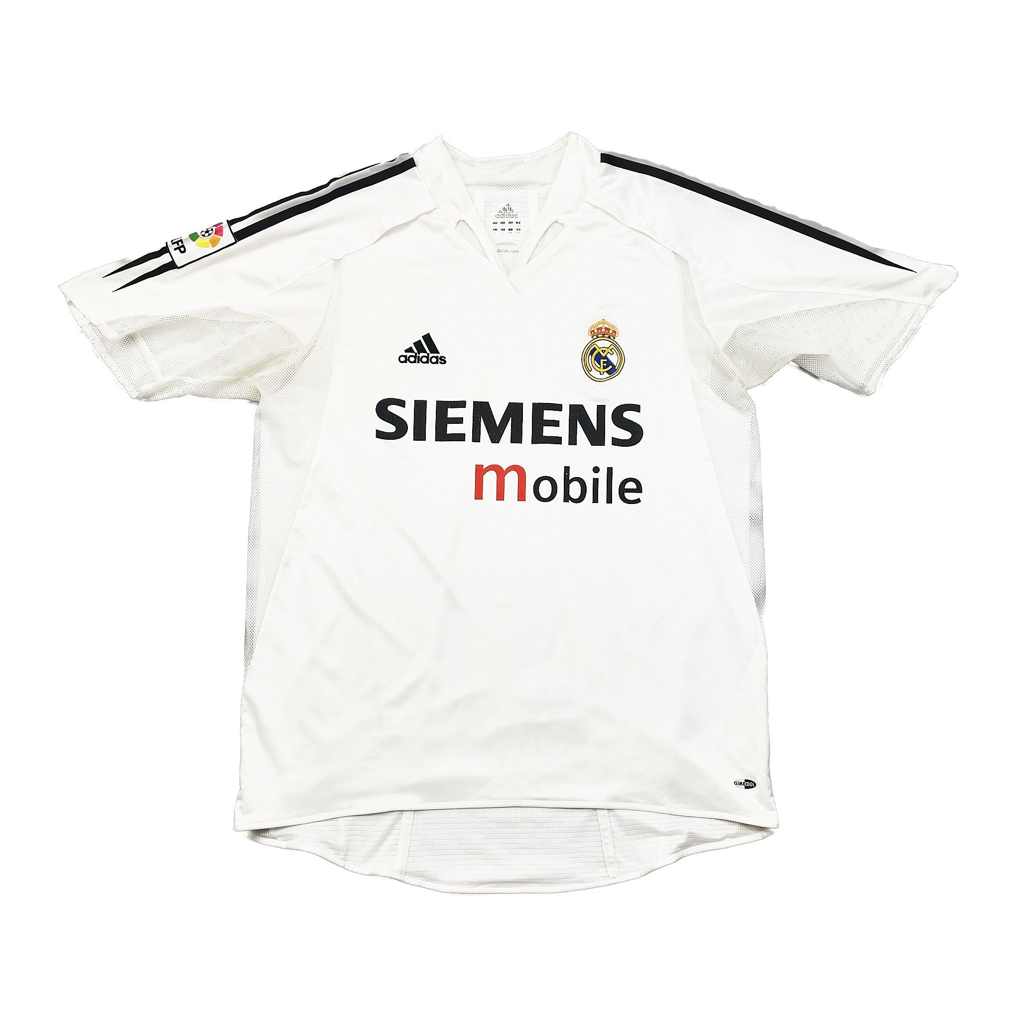 Buy 2004/05 REAL MADRID RONALDO 9 *PLAYER ISSUE* HOME SHIRT (L) ADIDAS ~ Free worldwide shipping available ~ Authentic Vintage Football Shirts from Cult Kits