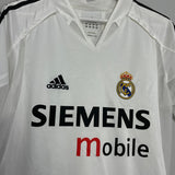 Shop 2004/05 REAL MADRID RONALDO #9 *PLAYER ISSUE* HOME SHIRT (M) ADIDAS, classic football shirts, vintage football shirts & retro soccer jerseys at Cult Kits
