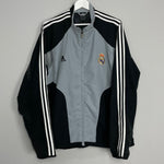 Shop 2004/05 REAL MADRID TRACK JACKET (L) ADIDAS, classic football shirts, vintage football shirts & retro soccer jerseys at Cult Kits