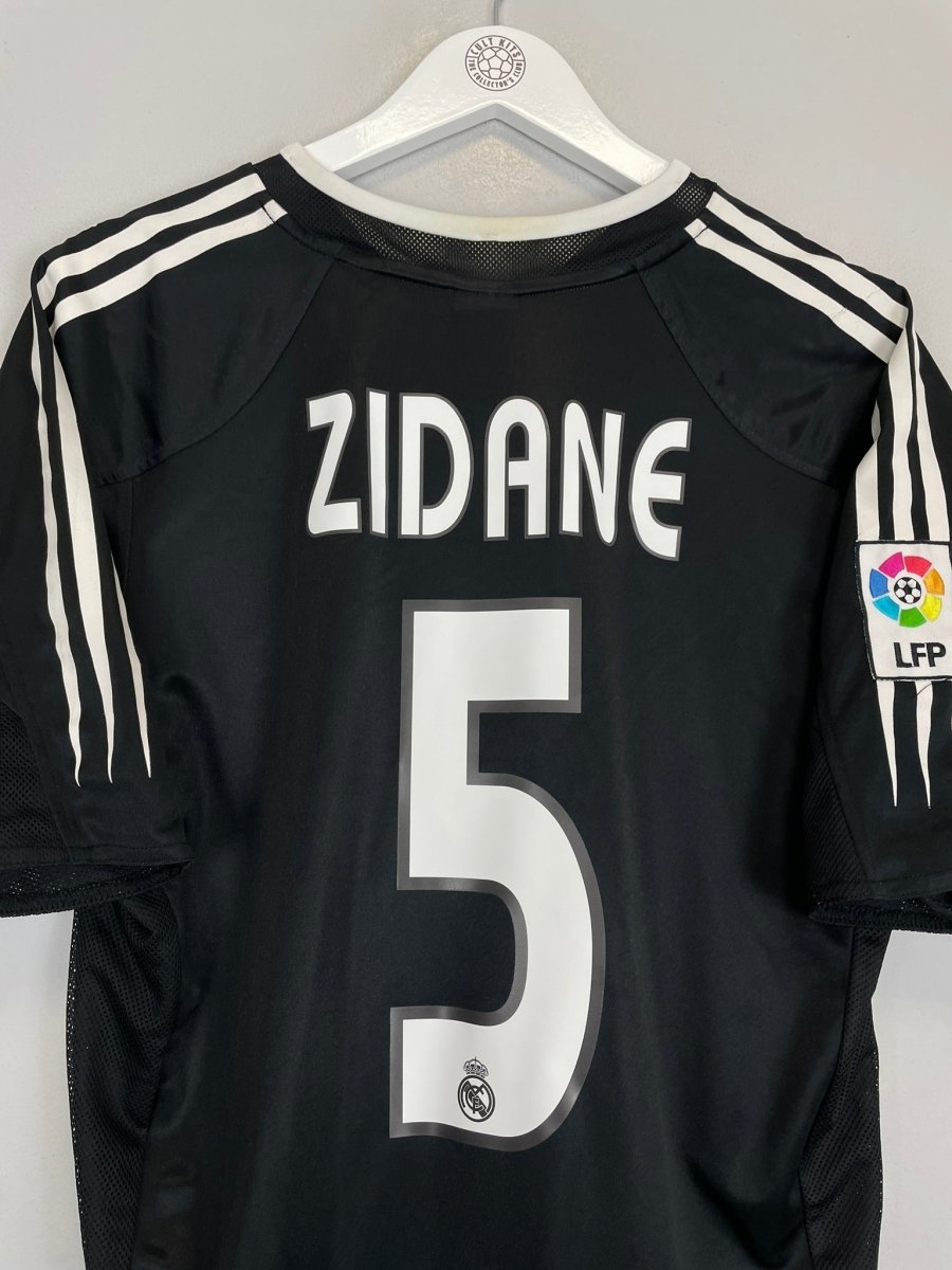 2004/05 REAL MADRID ZIDANE 5 AWAY SHIRT (M) ADIDAS - Cult Kits - Medium - Buy Vintage Football Shirts, Authentic Retro Football Shirts For Sale, Classic Football Shirts & Soccer Jersey