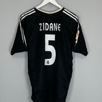 Shop 2004/05 REAL MADRID ZIDANE #5 AWAY SHIRT (M) ADIDAS, classic football shirts, vintage football shirts & retro soccer jerseys at Cult Kits