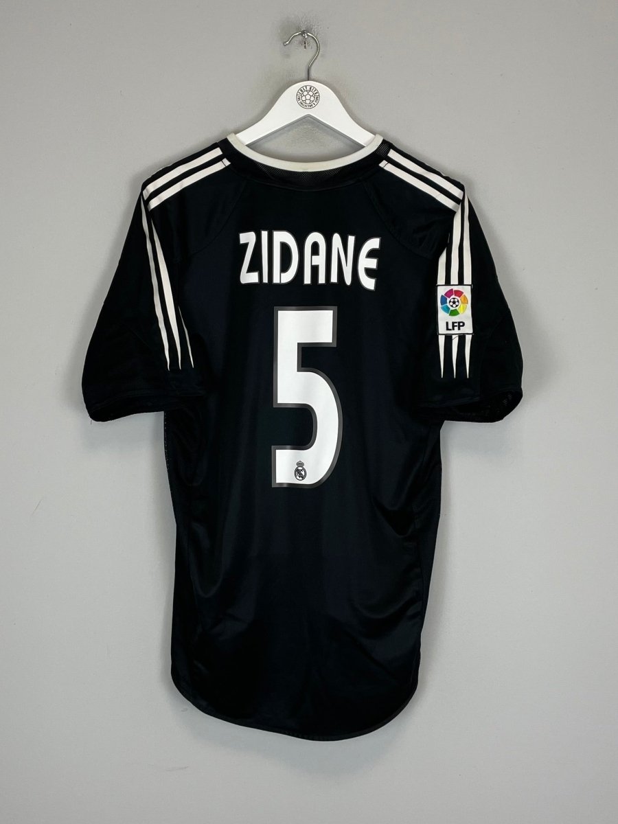 2004/05 REAL MADRID ZIDANE 5 AWAY SHIRT (M) ADIDAS - Cult Kits - Medium - Buy Vintage Football Shirts, Authentic Retro Football Shirts For Sale, Classic Football Shirts & Soccer Jersey