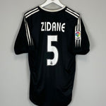 2004/05 REAL MADRID ZIDANE 5 AWAY SHIRT (M) ADIDAS - Cult Kits - Medium - Buy Vintage Football Shirts, Authentic Retro Football Shirts For Sale, Classic Football Shirts & Soccer Jersey