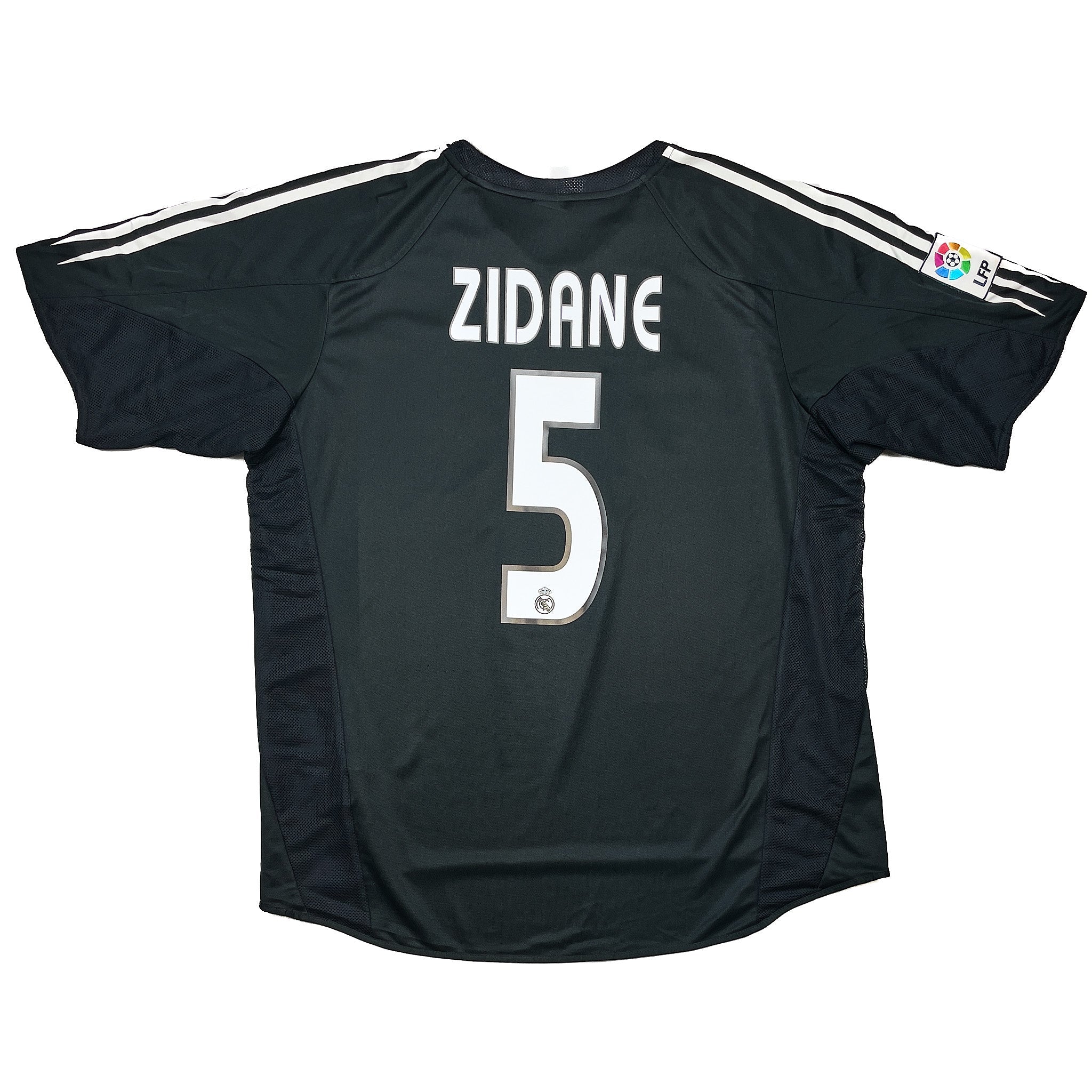 Buy 2004/05 Real Madrid Zidane 5 Away Shirt (XL) Adidas ~ Free worldwide shipping ~ Authentic Vintage Football Shirts from Cult Kits