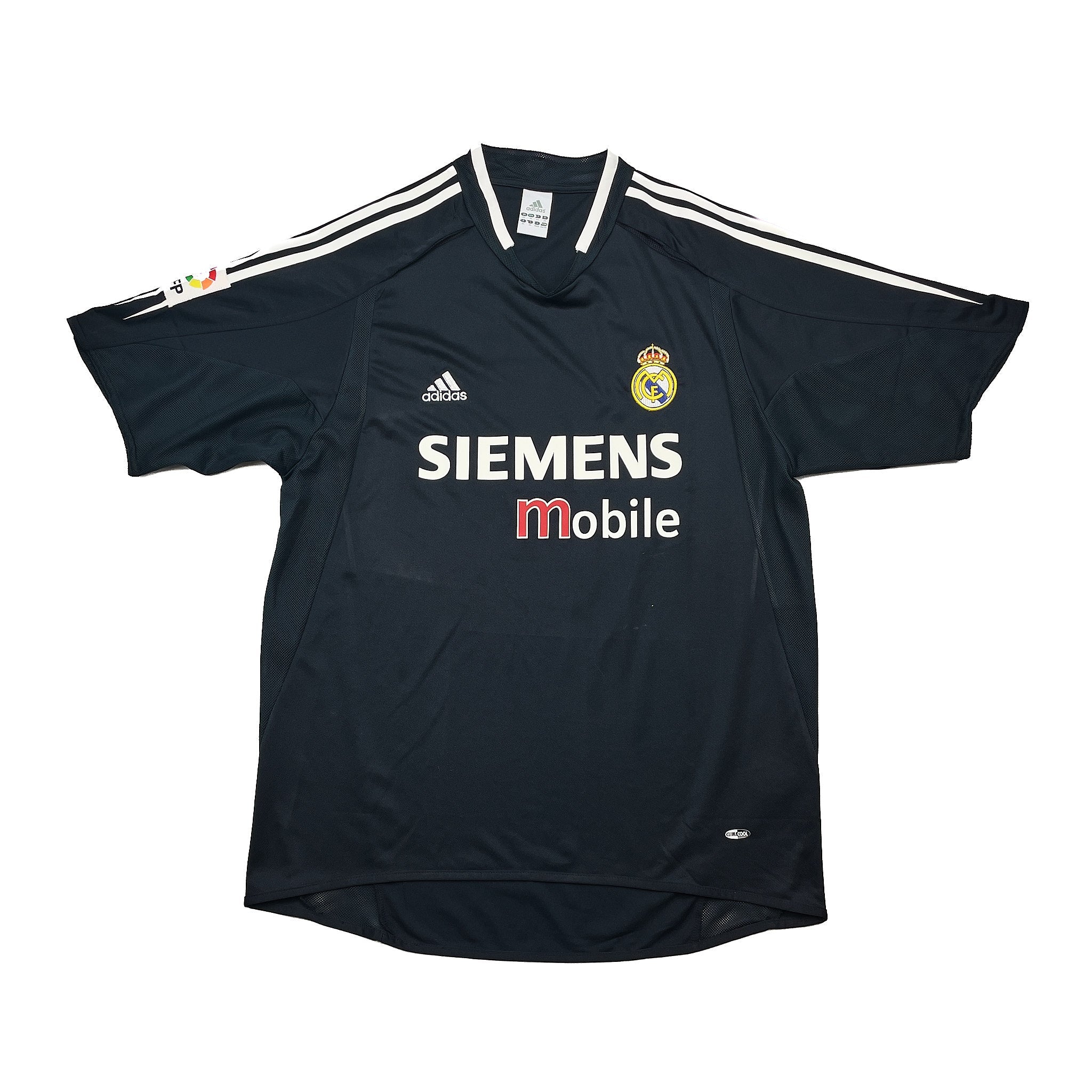 Buy 2004/05 Real Madrid Zidane 5 Away Shirt (XL) Adidas ~ Free worldwide shipping available ~ Authentic Vintage Football Shirts from Cult Kits