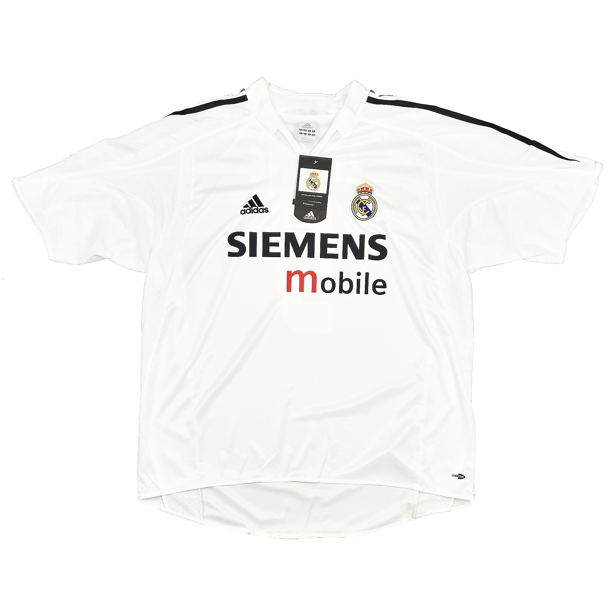Buy 2004/05 REAL MADRID ZIDANE 5 *BNWT* HOME SHIRT (XL) ADIDAS ~ Free worldwide shipping available ~ Authentic Vintage Football Shirts from Cult Kits