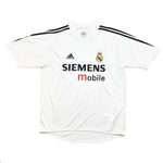 Buy 2004/05 Real Madrid Zidane 5 Home Shirt (L) Adidas ~ Free worldwide shipping available ~ Authentic Vintage Football Shirts from Cult Kits
