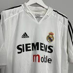 Shop 2004/05 REAL MADRID ZIDANE #5 HOME SHIRT (L) ADIDAS, classic football shirts, vintage football shirts & retro soccer jerseys at Cult Kits