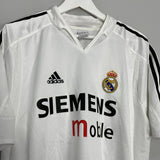 Shop 2004/05 REAL MADRID ZIDANE #5 HOME SHIRT (L) ADIDAS, classic football shirts, vintage football shirts & retro soccer jerseys at Cult Kits