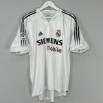 Shop 2004/05 REAL MADRID ZIDANE #5 HOME SHIRT (L) ADIDAS, classic football shirts, vintage football shirts & retro soccer jerseys at Cult Kits