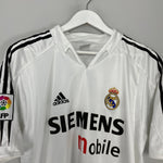 Shop 2004/05 REAL MADRID ZIDANE #5 HOME SHIRT (L) ADIDAS, classic football shirts, vintage football shirts & retro soccer jerseys at Cult Kits